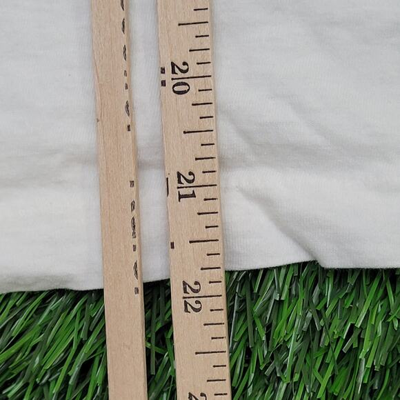 Vintage 90s Fido-Dido No-Problem Shirt Womens XS 17x22 White - Picture 12 of 13